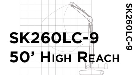SK260LC-9 50' High Reach Conversion
