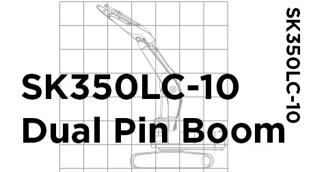 SK350LC-10 DUAL PIN BOOM Conversion