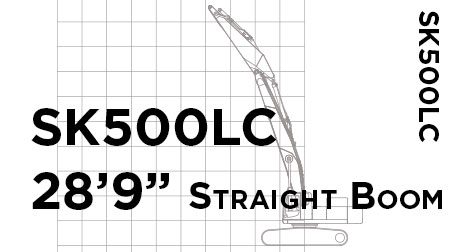 SK500LC 28'9" Straight Boom Conversion