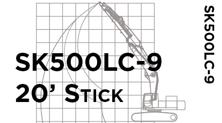 SK500LC-9 20' Stick Conversion