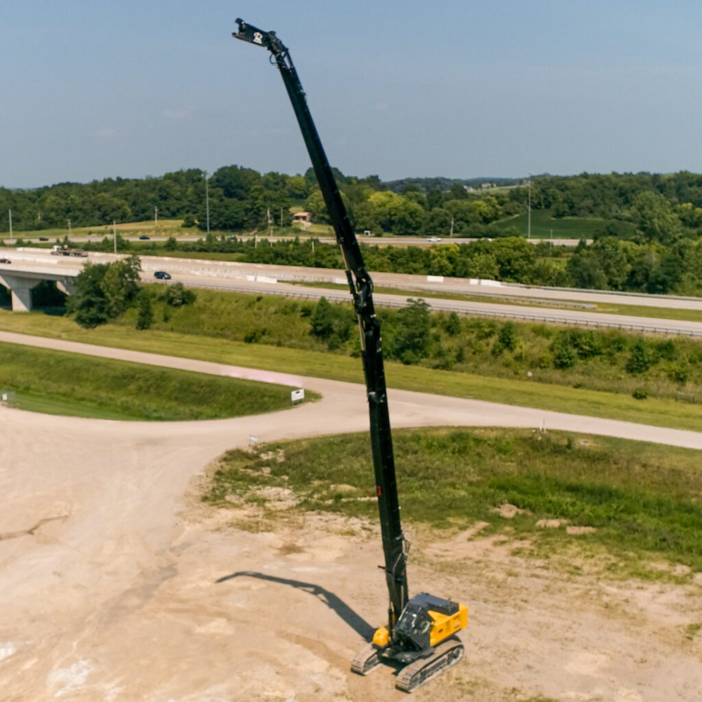 Company Wrench Builds 125ft High Reach Excavator Company Wrench
