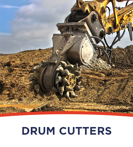 Drum Cutters Attachment for Rent