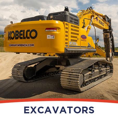 Demolition Recycling Excavators for Rent