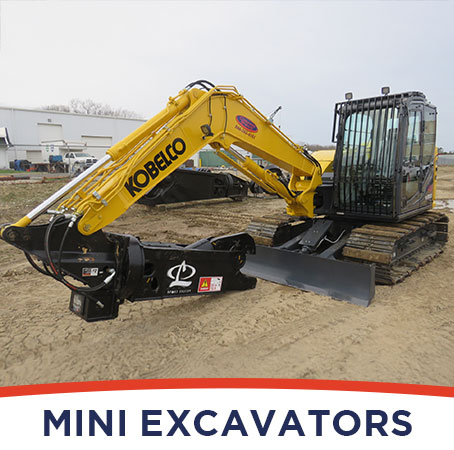 Scrap Mini Excavators for Rent