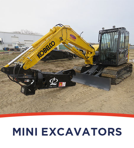 Scrap Mini Excavators for Rent