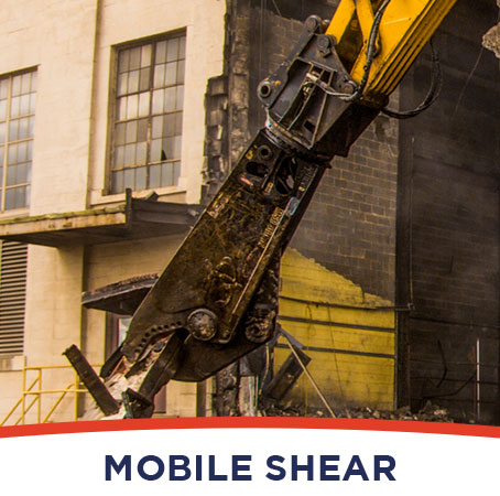 Demolition Mobile Shears for Rent