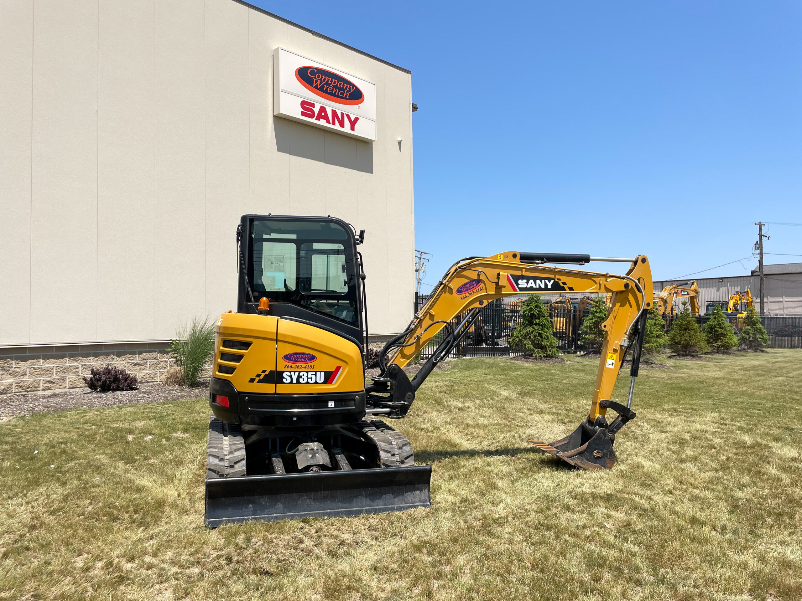 SANY SY35U compact excavator Company Wrench Cleveland Ohio