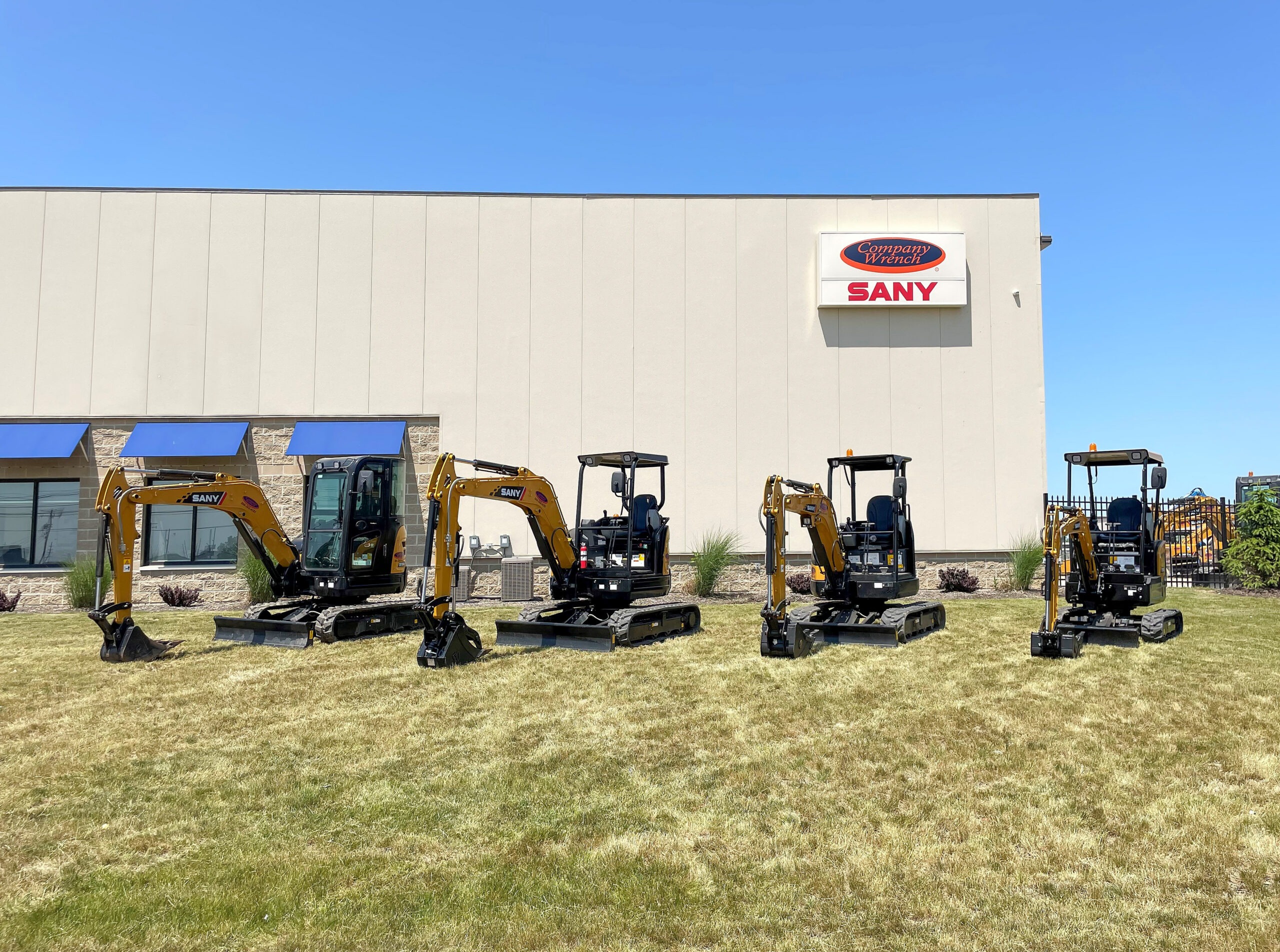 SANY mini excavators for sale Cleveland Ohio Company Wrench