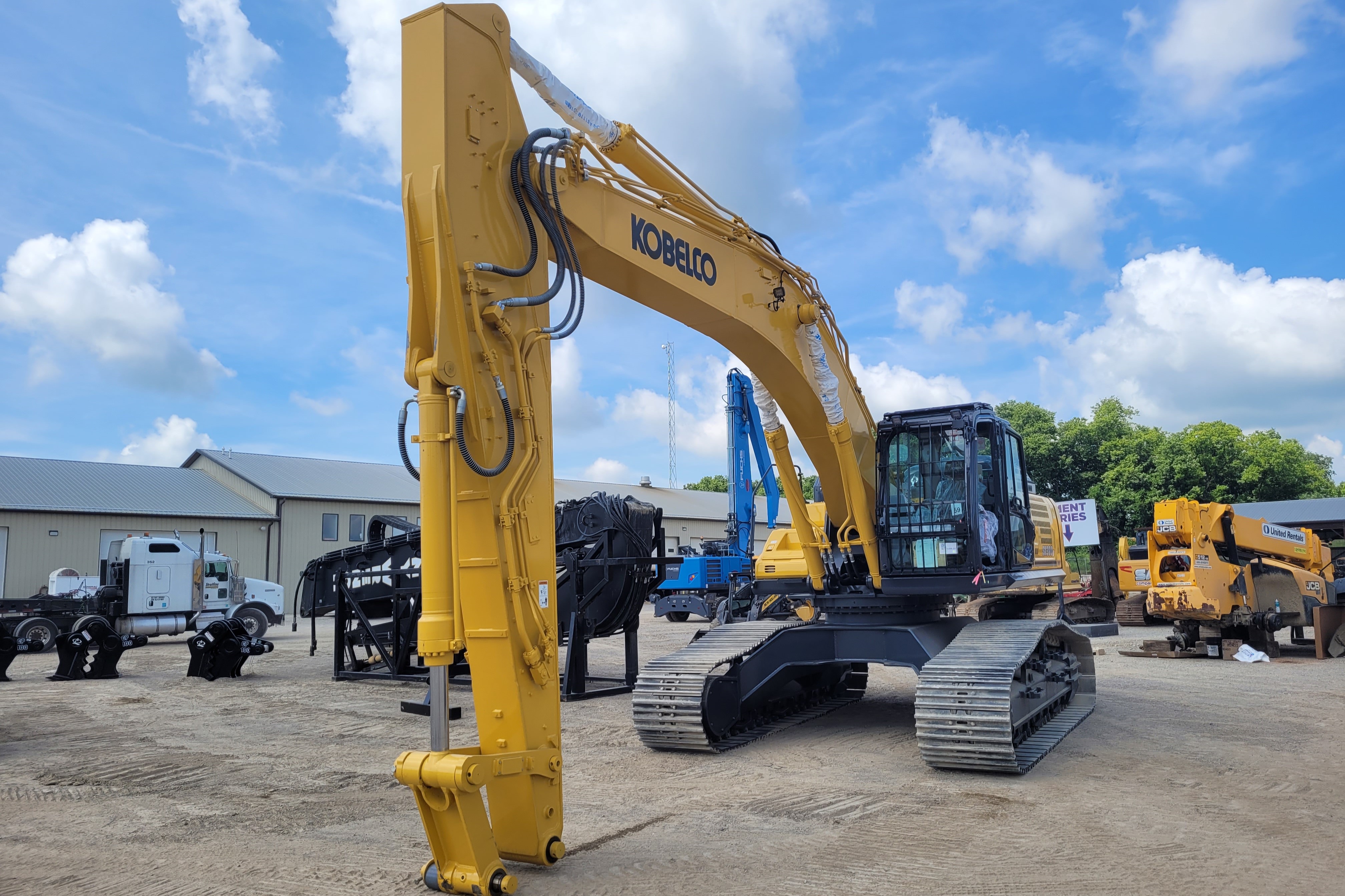 1/50 Scale KOBELCO SK390LC Hydraulic Excavators Diecast