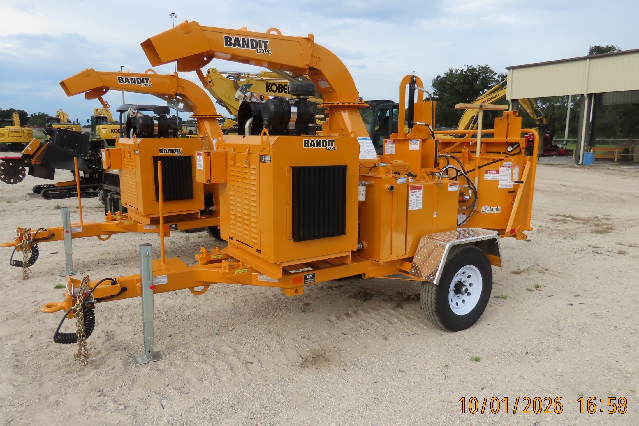 2026 BANDIT INTIMIDATOR, 12XPC, HAND-FED, TOWABLE, YELLOW – 0045846 2026 BANDIT INTIMIDATOR, 12XPC, HAND-FED, TOWABLE, YELLOW – 0045846